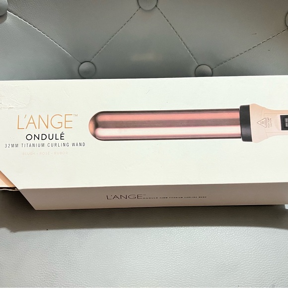 L’ANGE ONDULE Titanium Tourmaline-infused ceramic rose gold barrel curling iron - Picture 9 of 10